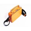 Eco-Friendly Saffiano Crossbody Bag  - Orange