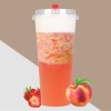 Cheese Peach and Strawberry Tea 700 ML