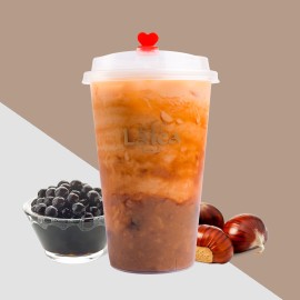 Chestnut Boba Milk Tea 500 ML