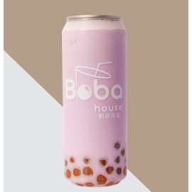 Blueberry Boba Milk Tea 500 mL