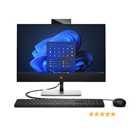 HP ProOne 440 G9 All-In-One Desktop PC ( 6D395EA) Core i7-12700T-4.7GHz, 16GB, 1TB SSD, 23.8" FHD IPS TouchScreen, Windows 11 Professional, Intel UHD 770 Graphics, Black, English/Arabic Keyboard, Middle East Version, 1 Year Warranty
