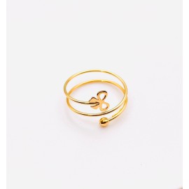 18k Spiral Ring   Adjustable   1.05grams