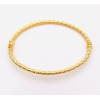 18k Bangle  19cm  Yellow Gold  3.90grams