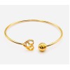 18k Bangle  17cm  Yellow Gold  5.32grams