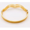 18k Bangle  18cm  Yellow Gold  7.62grams