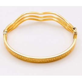 18k Bangle  18cm  Yellow Gold  7.62grams