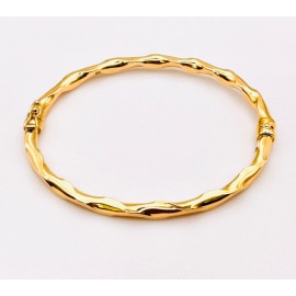 18k Bangle  18cm  Yellow Gold  6.30grams