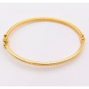 18k Bangle  17cm  Yellow Gold  5.01grams