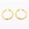 18k Earring   Size 27mm  1.78grams