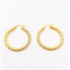 18k Earrings   2.27grams  Size 27mm