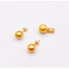 18k Jewellery Set  Golden South Sea Pearl 