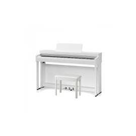 Kawai CN201B Upright Digital Piano With Bench - Premium Satin White