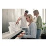 Kawai CN201B Upright Digital Piano With Bench - Premium Satin White