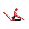 Kyser Ukulele Quick Change Capo - Red Hibiscous