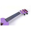 Mahalo Ukulele Soprano " Hawaii " Designer Series - Purple Burst - Included Bag