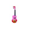 Mahalo Ukulele Soprano " Hibiscus " Designer Series - Red Burst - Included Bag