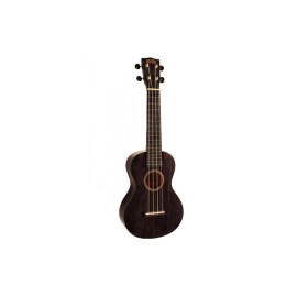 Mahalo Ukulele Concert Hano Series Translucent Black MH2TBK With Bag