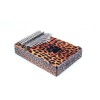 Kalimba 17 Stainless Steel Keys Trembesi Wood Graphic Art Design on Top Back And Sides - Cheetah - Key of C