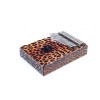 Kalimba 17 Stainless Steel Keys Trembesi Wood Graphic Art Design on Top Back And Sides - Cheetah - Key of C