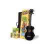 Mahalo Learn To Play Soprano Ukulele Pack - M1 Rainbow "R" Series - Black