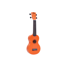 Mahalo Ukulele Soprano M1 Rainbow "R" Series Orange MR1OR With Bag