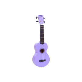 Mahalo Ukulele Soprano M1 Rainbow "R" Series Purple MR1PP With Bag