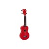 Mahalo Ukulele Soprano M1 Rainbow "R" Series Red MR1RD With Bag