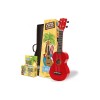 Mahalo Learn To Play Soprano Ukulele Pack - M1 Rainbow "R" Series - Red