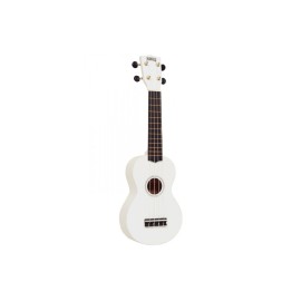 Mahalo Ukulele Soprano M1 Rainbow "R" Series White MR1WT With Bag