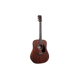 Martin Semi Acoustic Guitar D-10E Road Series - Natural Sapele - Softshell Case