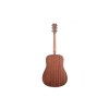 Martin Semi Acoustic Guitar D-10E Road Series - Natural Sapele - Softshell Case