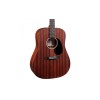 Martin Semi Acoustic Guitar D-10E Road Series - Natural Sapele - Softshell Case