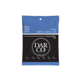 C.F. Martin Darco Acoustic Guitar Strings Set 80/20 Bronze - 12 Strings - Light - 0.10/0.10 - 0.47/0.27 - D500