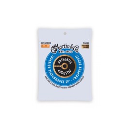 C.F. Martin Authentic Acoustic Guitar Strings Set Superior Performance SP - 92/8 Phosphor Bronze Light/Medium - 012.5 -.055 - MA545