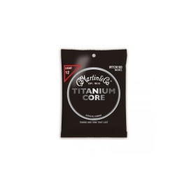 C.F. Martin Titanium Core Acoustic Guitar Strings Set - .012-.055 - Nickel - Light+ - MTCN160