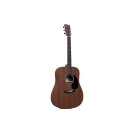 Martin D-X1E Dreadnought Acoustic-Electric Guitar - Natural Mahogany - Martin Gig Bag Included