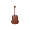 Martin D-X1E Dreadnought Acoustic-Electric Guitar - Natural Mahogany - Martin Gig Bag Included