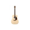 Martin Guitar D-X2E Dreadnought Acoustic-Electric Guitar - Natural with Figured Koa - Martin Gig Bag Included