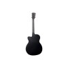 Martin Guitar OMC-X1E 000 Shape Acoustic-Electric Guitar - Jett Black - Martin Gig Bag