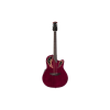 Ovation The Celebrity® Collection Celebrity Elite® Mid Depth Semi Acoustic - Ruby Red - Includes Hard-shell case