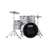 PDP Center Stage 5-Piece Drum Set With Hardware And Cymbals - Diamond Silver