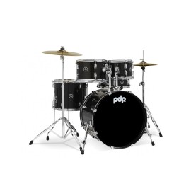PDP Center Stage 5-Piece Drum Set With Hardware And Cymbals - Iridescent Black Sparkle