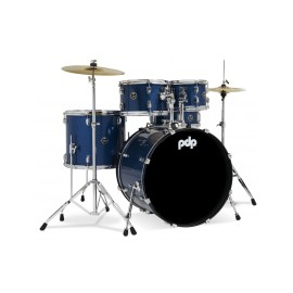 PDP Center Stage 5-Piece Drum Set With Hardware And Cymbals - Royal Blue