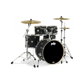 PDP Concept Maple 5-piece Shell Pack - Satin Black ( Without Cymbals )