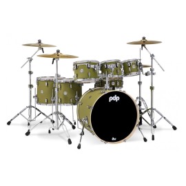 PDP Concept Maple 7-Piece Drum Shell Pack - Satin Olive ( Without Cymbals )