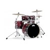 PDP Concept Maple Shell Pack - 5-piece - Red To Black Sparkle Fade ( Without Cymbals )