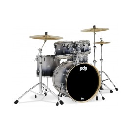 PDP Concept Maple Shell Pack - 5-piece - Silver to Black Fade ( Without Cymbals )