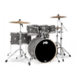 PDP Concept Maple Shell Pack - 7-piece Drum set - Satin Pewter ( WITHOUT CYMBALS )