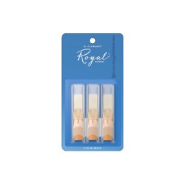 Rico by D'Addario Royal Bb Clarinet Reeds - Strength 2.5 - Box Of 3 Pieces