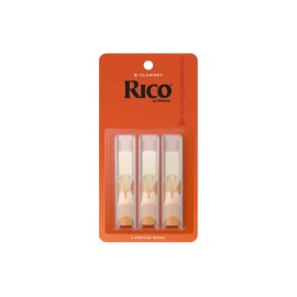 Rico by D'Addario Bb Clarinet Reeds - Strength 2 - Box Of 3 Pieces